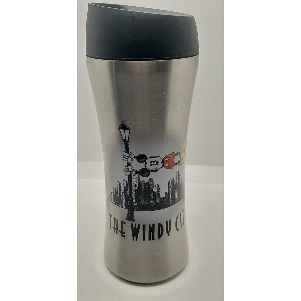 Disney Chicago Windy City Stainless Steel 13.5 Ounce Tumbler Travel Mug